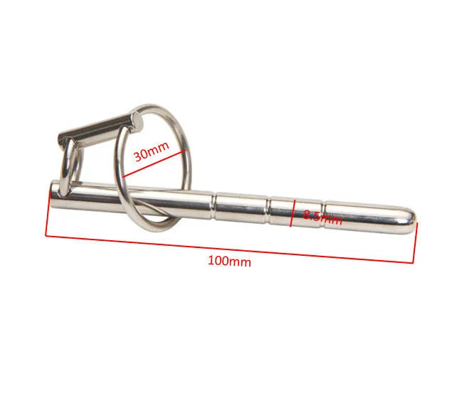 Harnröhrenplug Aus Metall 10085 Mm Für Keuschheitskäfig 461 – Produktbild