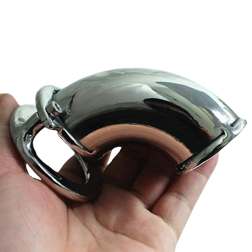 Keuschheitskäfig Für Männer Metall Das Loch L – Produktansicht 3