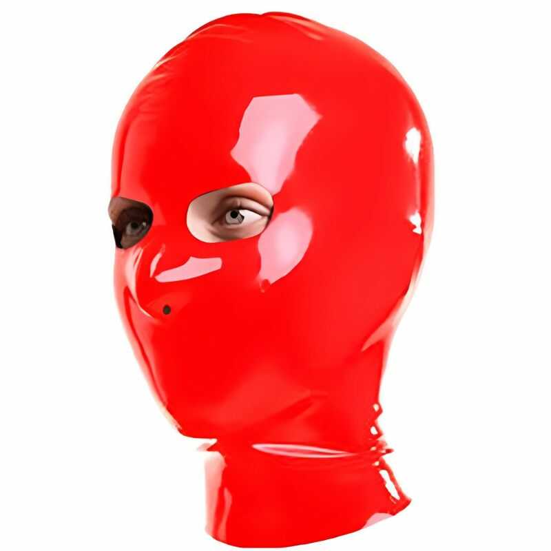 Rote Latexhaube – Produktbild