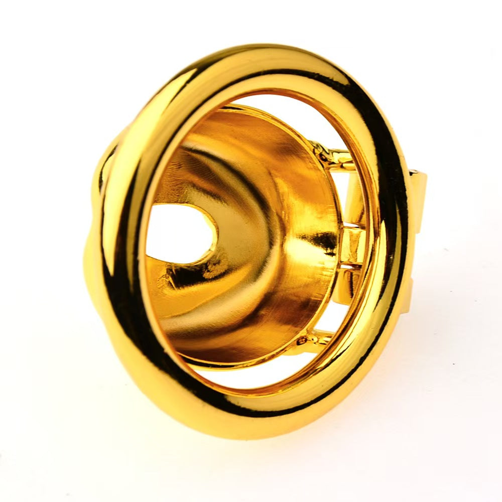 Goldenes Flachmetall Keuschheitsgerät
