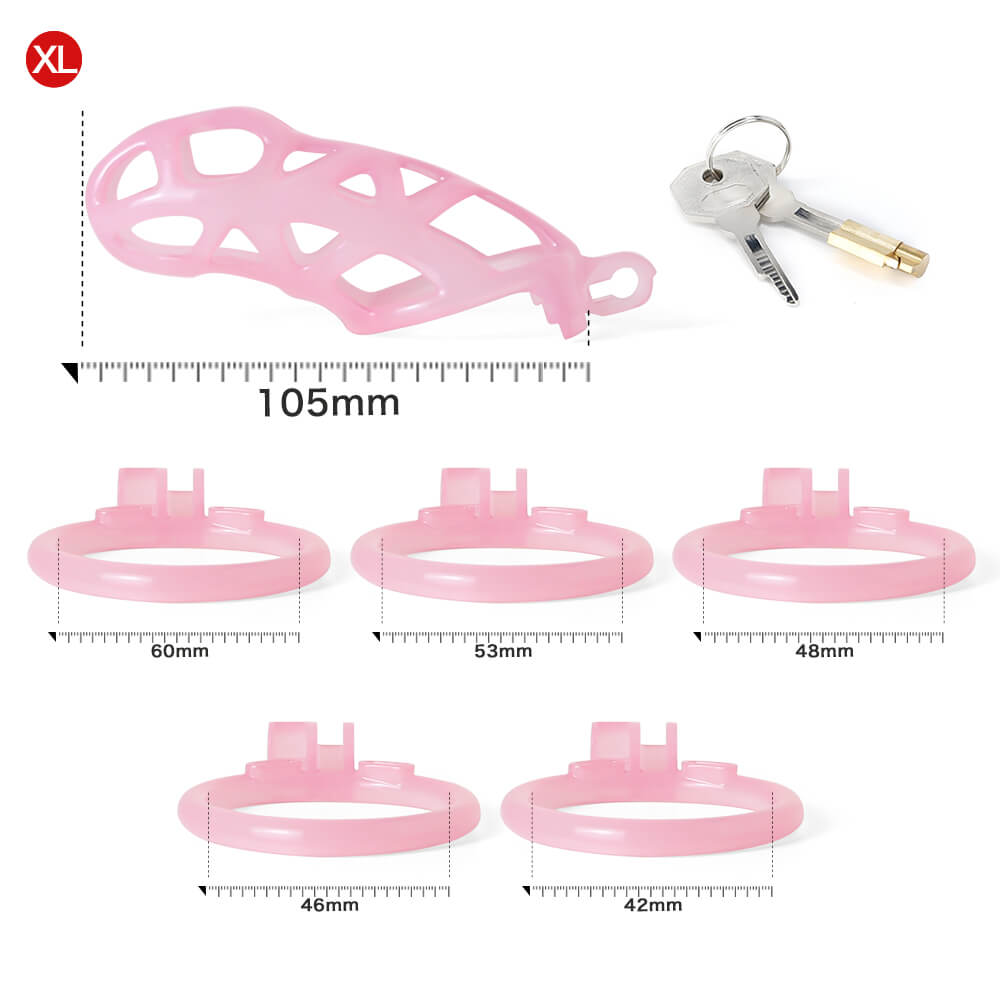 Design Ice Vision Rosa Mamba Keuschheitskäfig