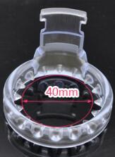 Fürst Albert Piercing Keuschheits-Käfig - PA 100 Transparent – Produktansicht 9