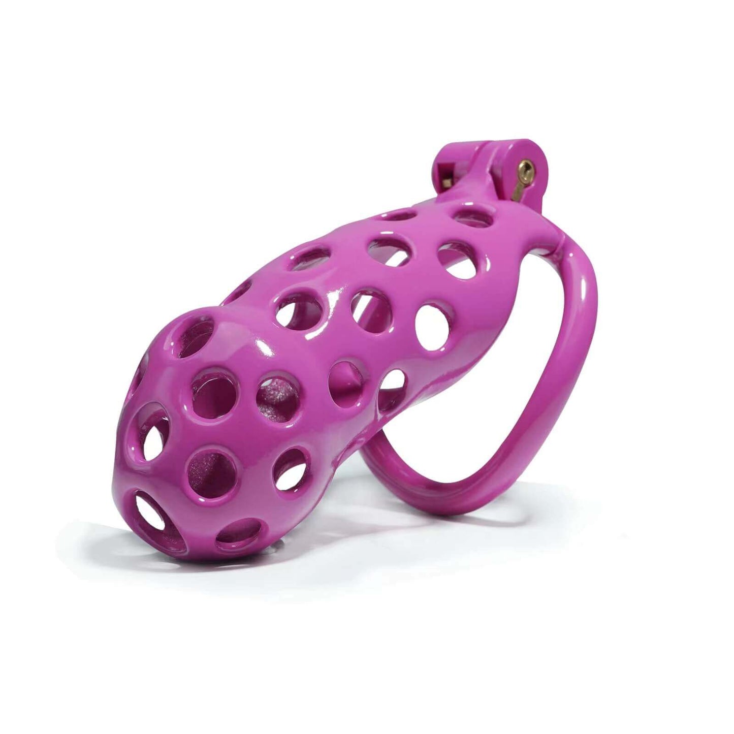 Lila Öffnung Mamba Keuschheitskäfig Set 1.77 bis 4.13 Zoll Lang