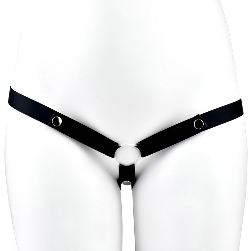 resin inverted cock cage -black belt 17