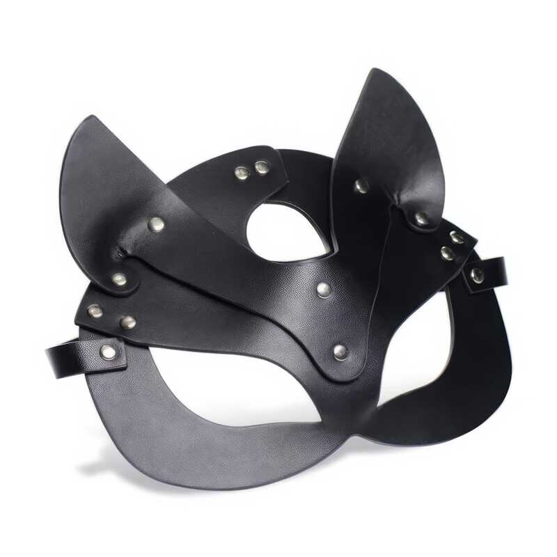 Schwarze Katzenmaske 20 BDSM