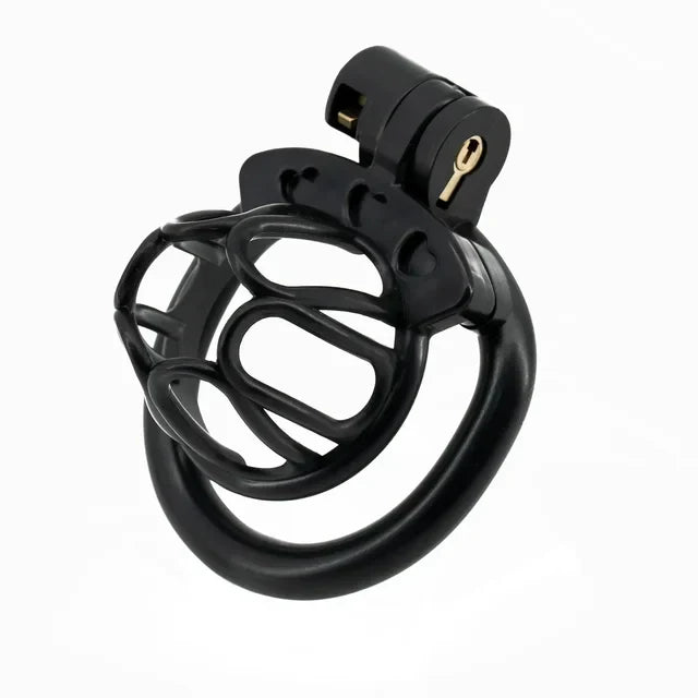 Sissy Keuschheitskäfig mit 4 Rings