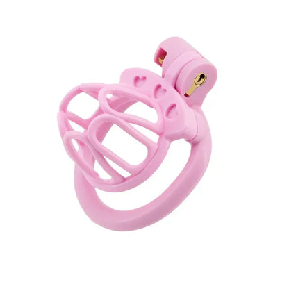 Sissy Keuschheitskäfig mit 4 Rings