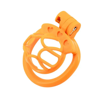Sissy Keuschheitskäfig mit 4 Rings