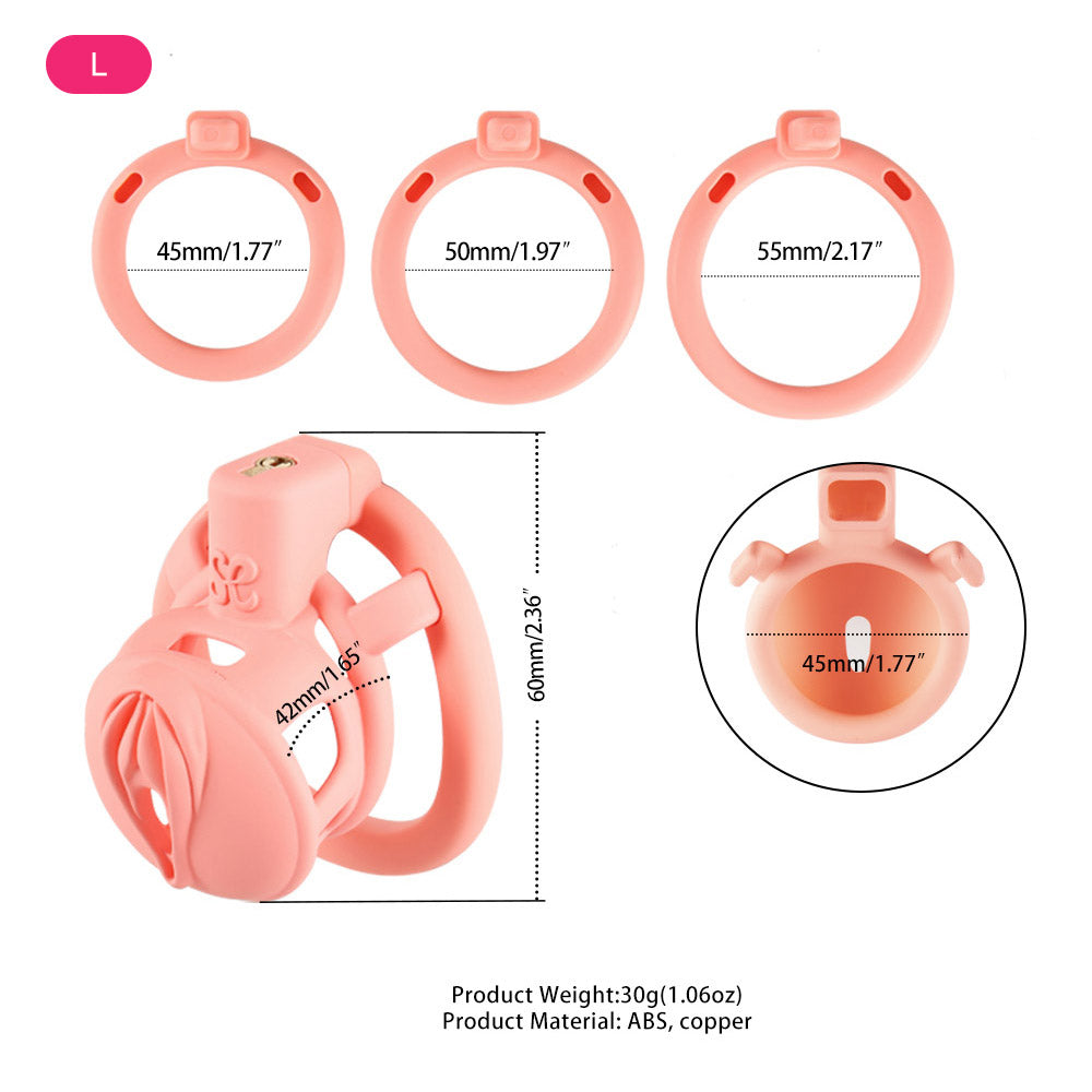 3D Vagina-Optik Keuschheitskäfig