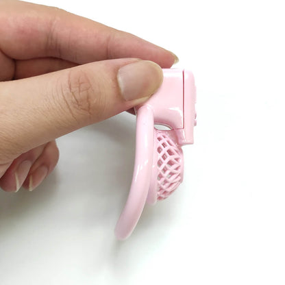 Super kleines retikulares BDSM Entblößungsgeäuse mit 3D 4Ringen – Produktansicht 9
