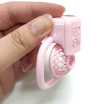Super kleines retikulares BDSM Entblößungsgeäuse mit 3D 4Ringen – Produktansicht 10