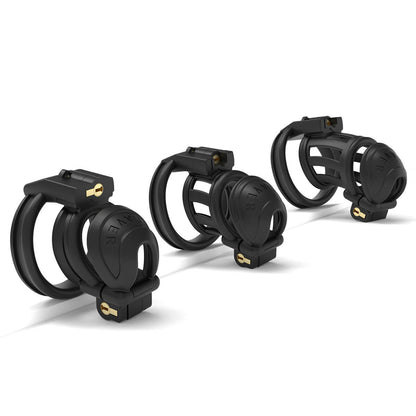 3D Double-headed Keuschheitskäfig mit 3 Rings