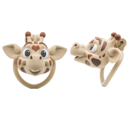 3D Giraffenkopf Keuschheitskäfig