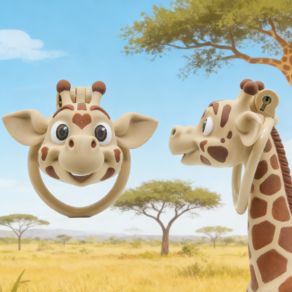 3D Giraffenkopf Keuschheitskäfig