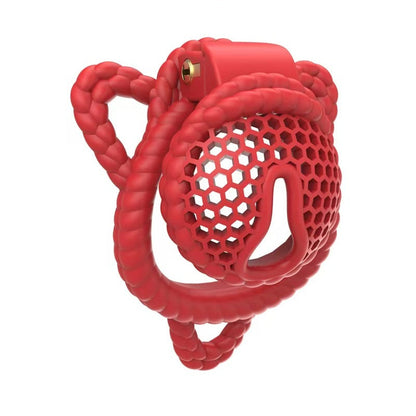 3D Honeycomb Bundled Chastity Cage 10