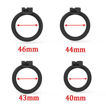 3D klein Keuschheitskäfig mit 4 rings