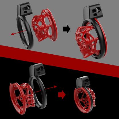 3D Skelett Keuschheitskäfig