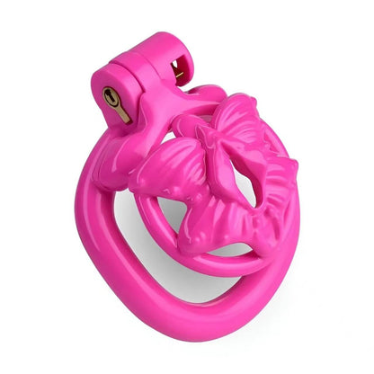 Rosa 3D klein Sissy Butterfly Keuschheitskäfig