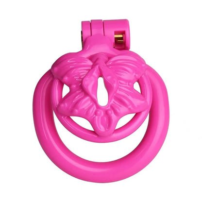 Rosa 3D klein Sissy Butterfly Keuschheitskäfig