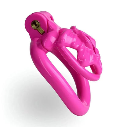 Rosa 3D klein Sissy Butterfly Keuschheitskäfig