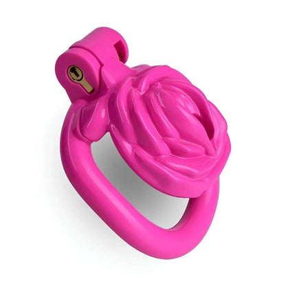 Rosa 3D klein Sissy Rose Keuschheitskäfig