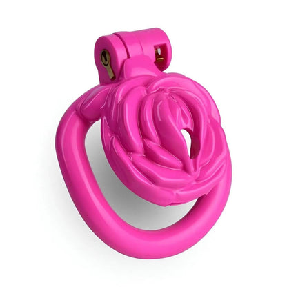 Rosa 3D klein Sissy Rose Keuschheitskäfig