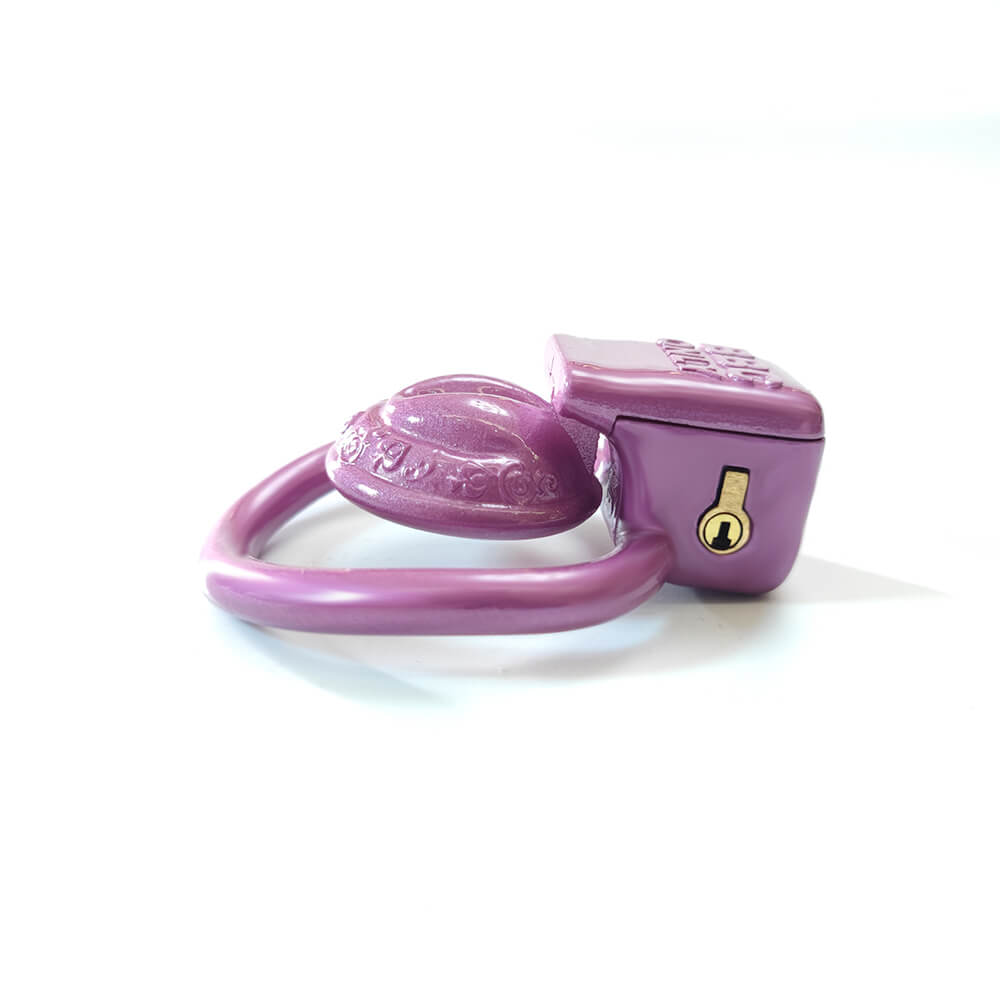3D Mini Sissy Vaginalenthaltsamkeitskäfig mit 4 Ringen