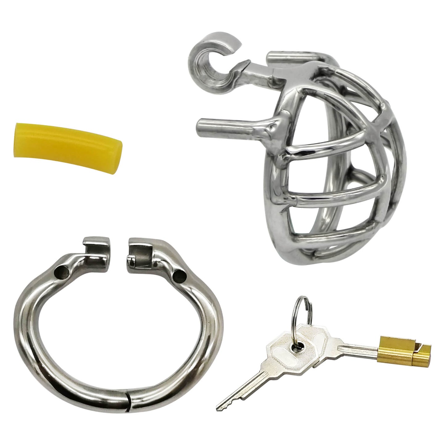 Stealth-Lock Keuschheitsgerät für Männer aus Edelstahl