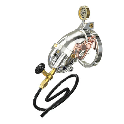 Neu SteamPunk 316 Edelstahl Keuschheitsgerät
