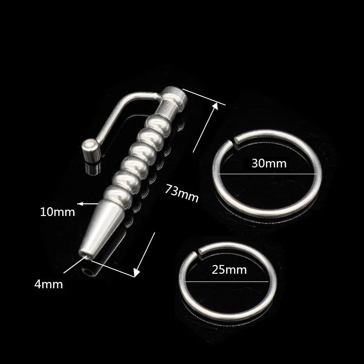 Harnröhrensonde Aus Metall Für Keuschheitskäfig 7310 Mm A100 – Produktansicht 2