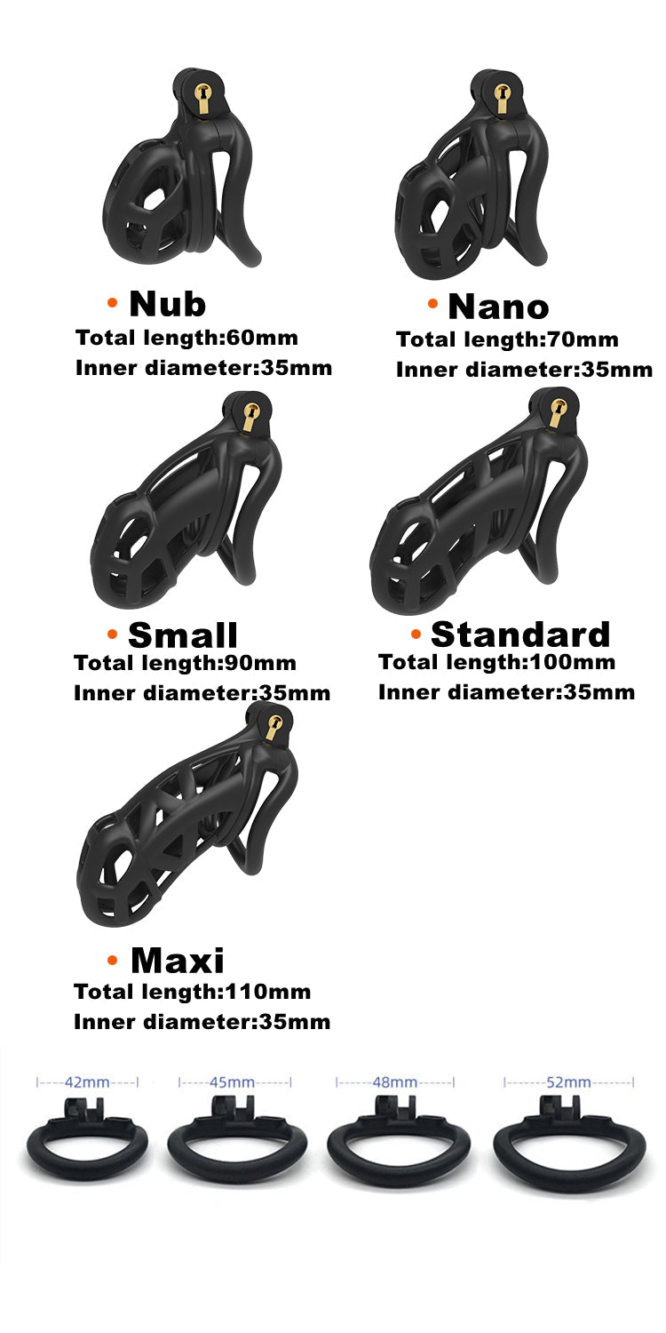 Mamba Python V2.0 3D-gedruckt Keuschheitskäfig