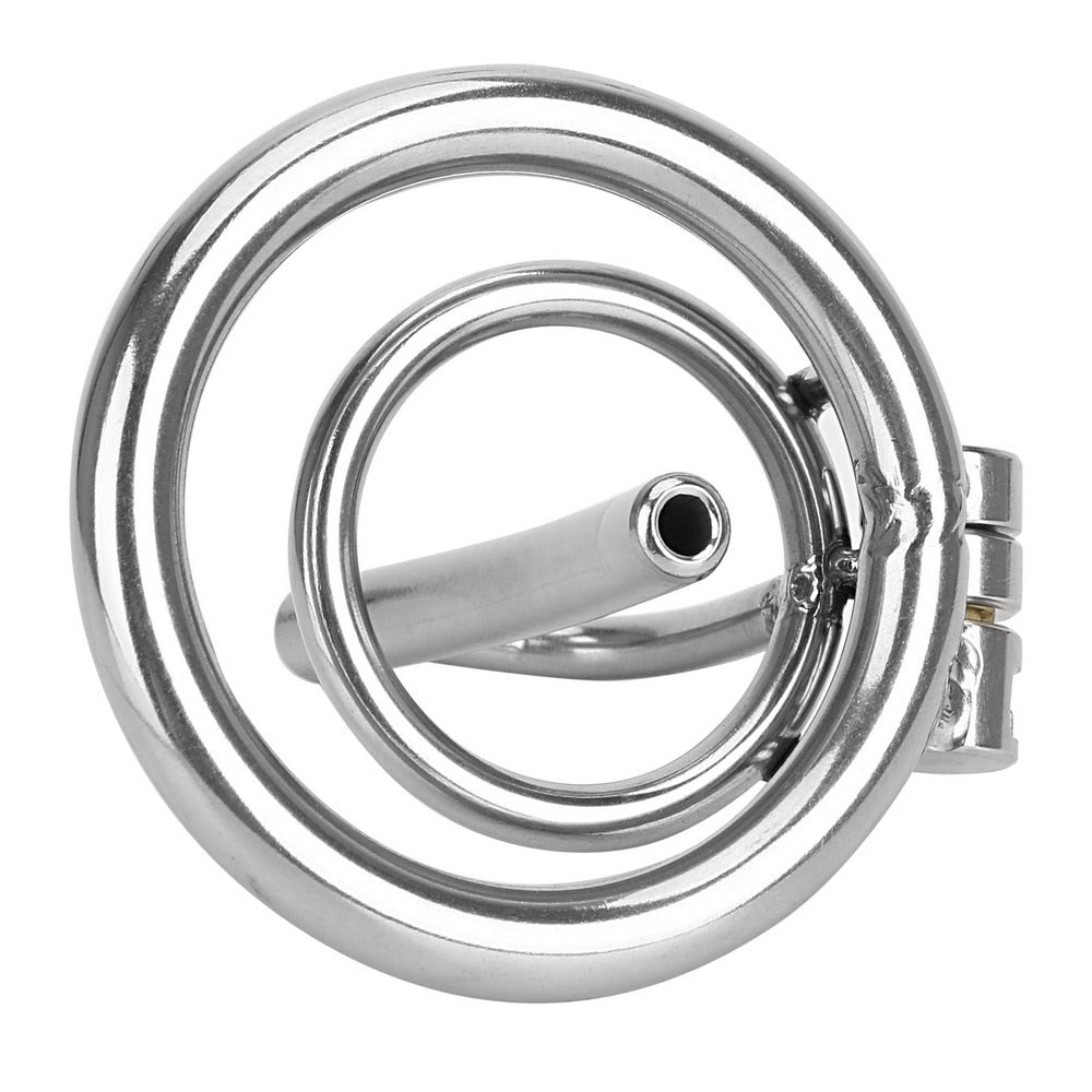 U12 Metall-Keuschheitskäfig mit Katheter – Produktansicht 5