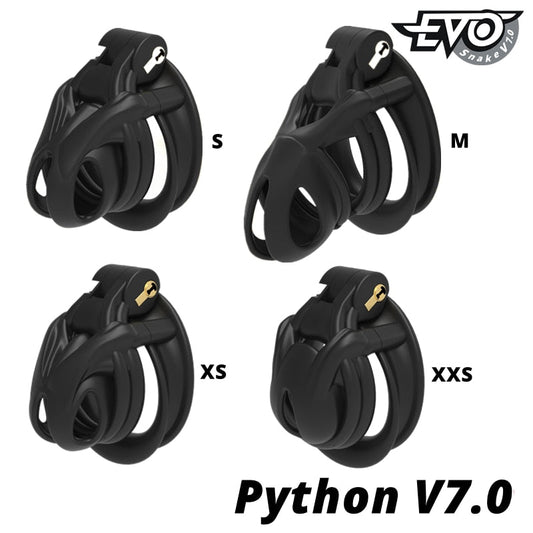 Python V7 3D-Gedruckt EVO Mamba Keuschheitskäfig – Produktbild
