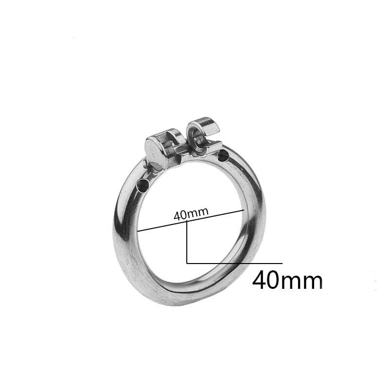 Keuschheitskäfig aus Metall mit Harnröhrenplug - UL203