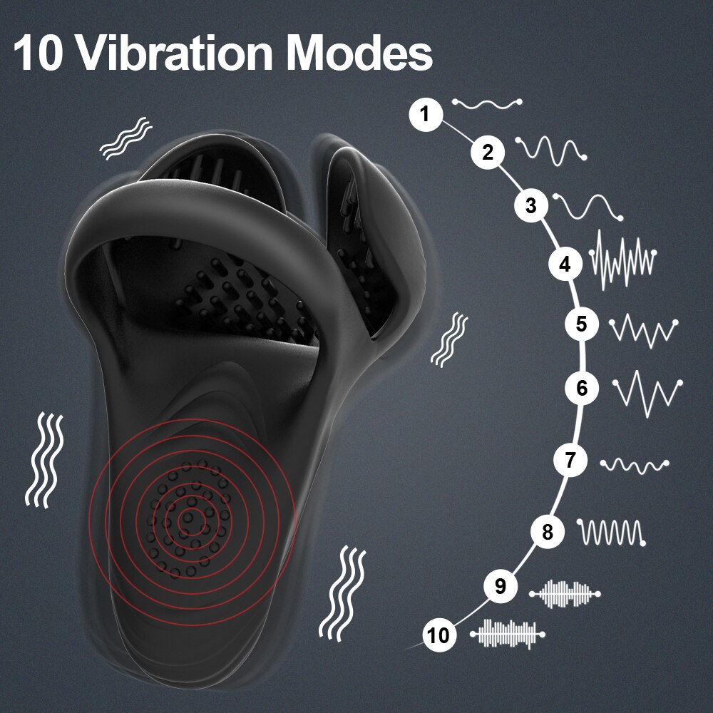 Silikon Masagierer für Hoden mit Controler, Skrotum und Perineum für Männer – Produktansicht 7