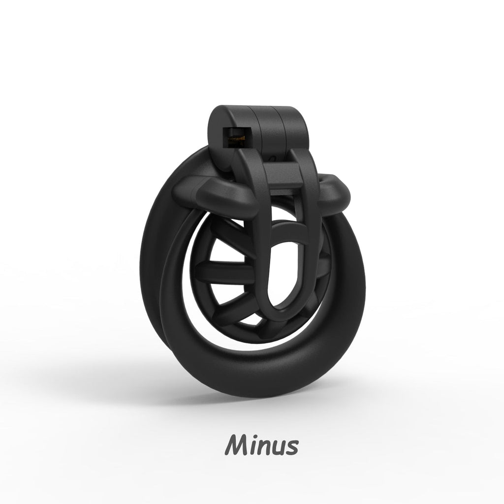 Minus/Plus Mamba Keuschheitskäfig 3D-gedruckt