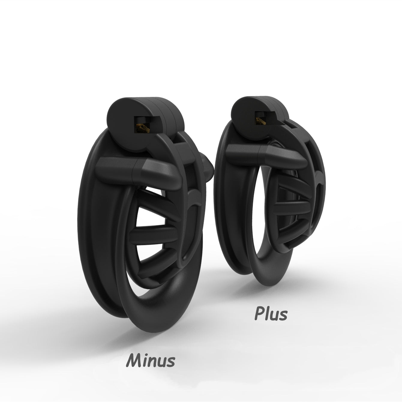 Minus/Plus Mamba Keuschheitskäfig 3D-gedruckt