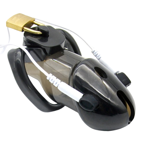Elektrischer Peniskäfig Mann - Holy Trainer G2 Black