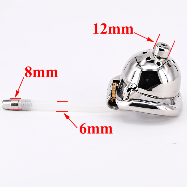 Metall Kurzer Mann Keuschheit Käfig - Minidick – Produktansicht 2