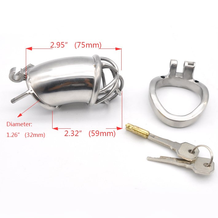 Keuschheitskäfig Aus Metall Herren Oisellerie