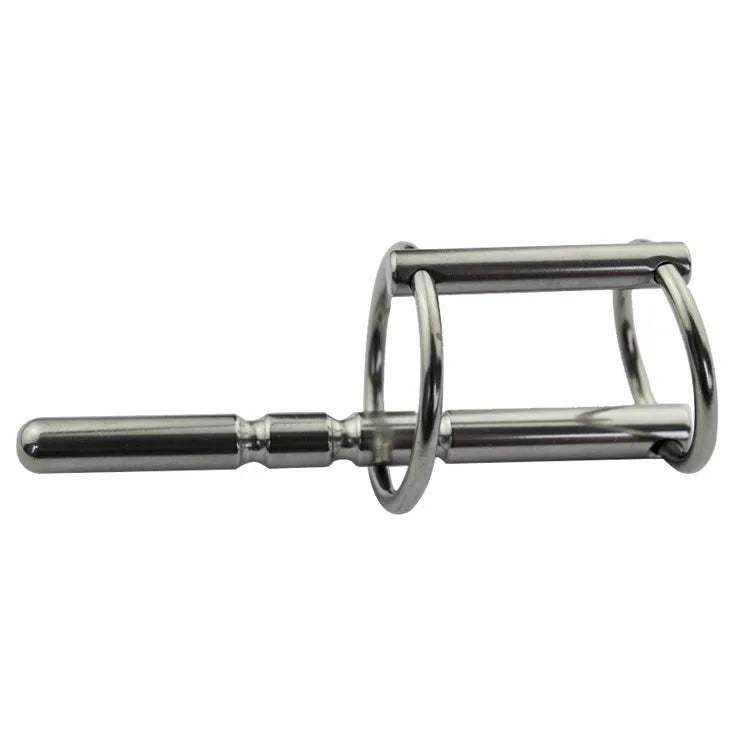 Harnröhrenplug Aus Metall Für Keuschheitskäfige 908 Mm A010 – Produktbild