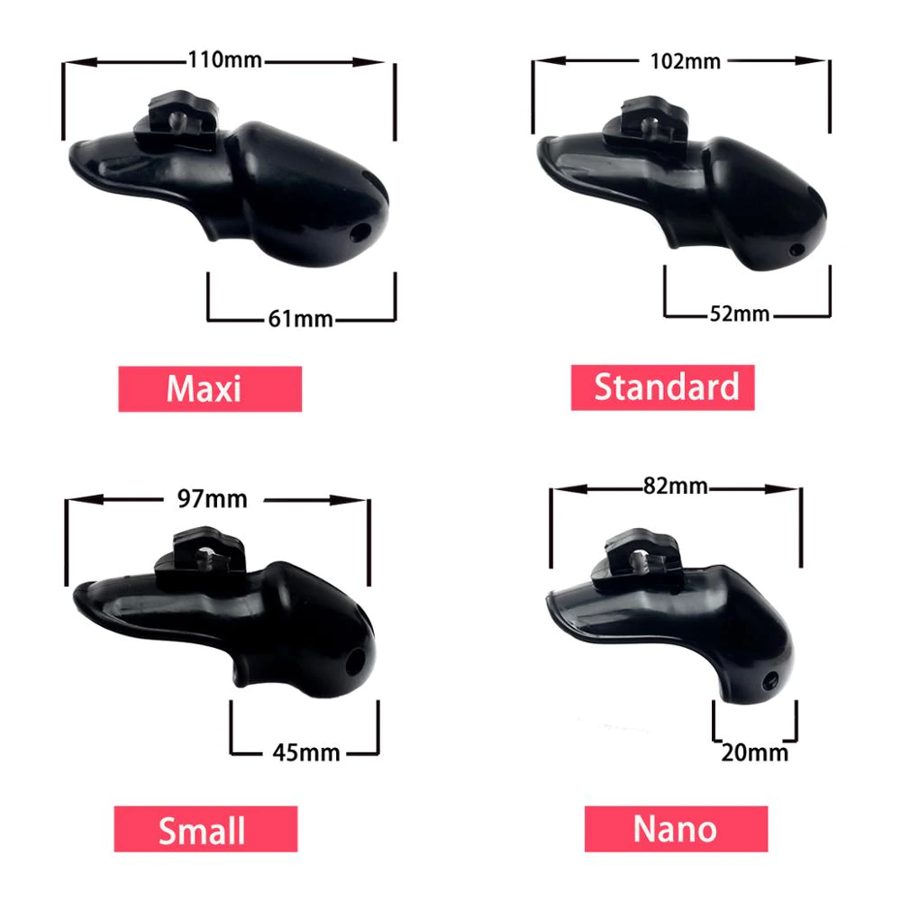 Harz Peniskäfig Mann - HT V3 Black – Produktansicht 4