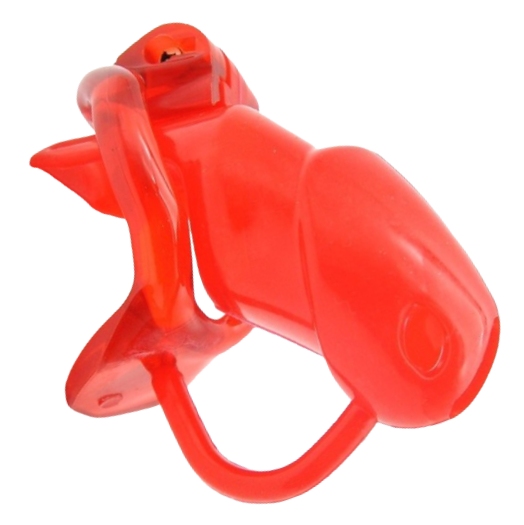 Männlicher Peniskäfig GB 3000 Red mit Hodenseparator