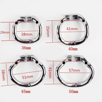 Metall-Keuschheitsäfig - The chrome ball L – Produktansicht 3