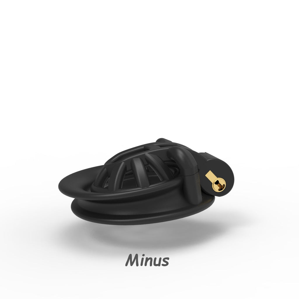 Minus/Plus Mamba Keuschheitskäfig 3D-gedruckt