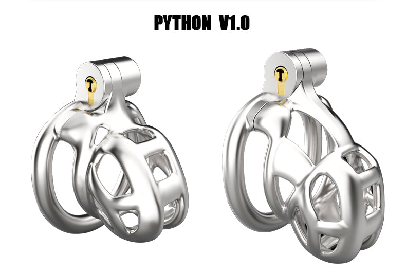 Python V1 & V2 Cobra Cock Mamba Keuschheitskäfig – Produktansicht 10