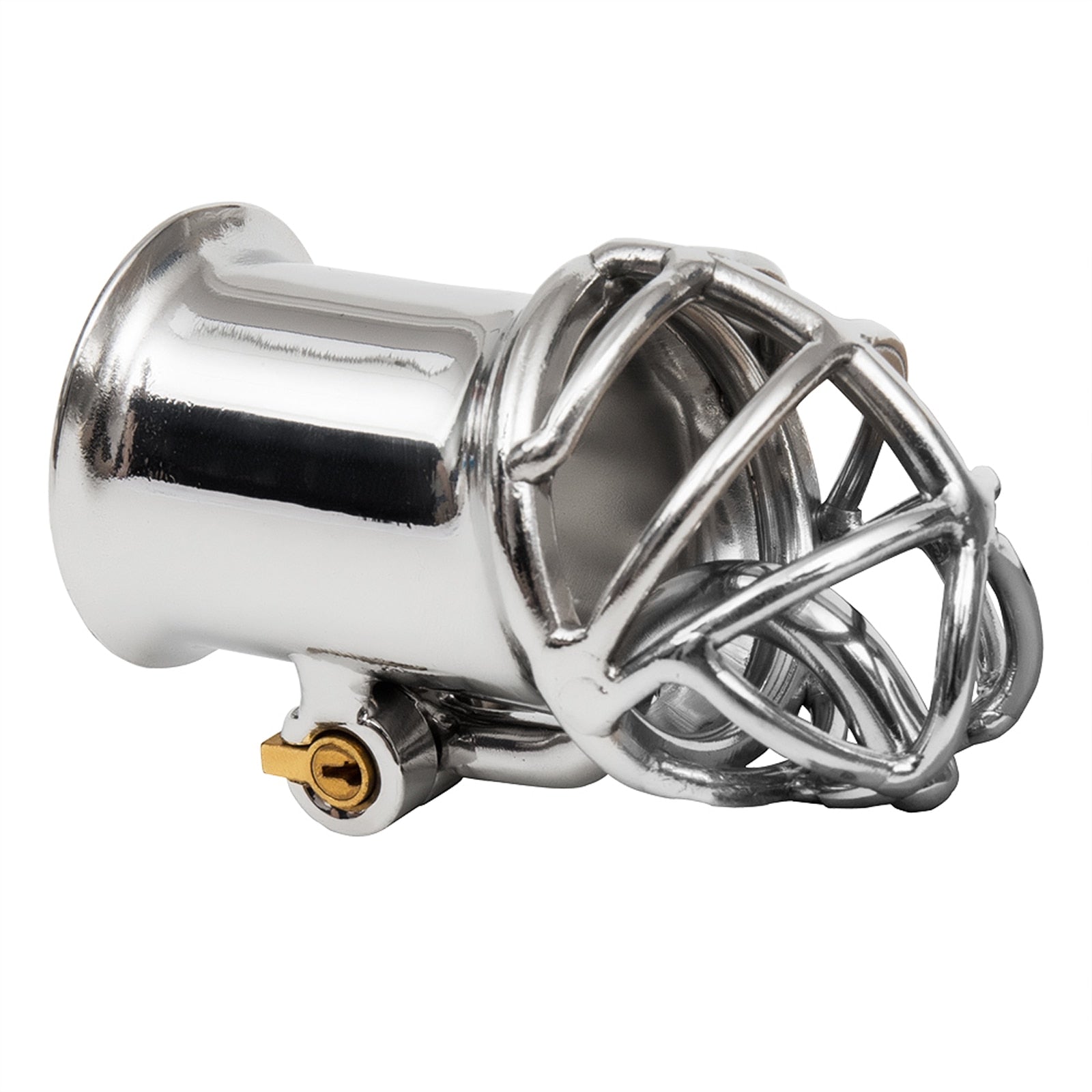 Keuschheitskäfig aus Metall für Prinz-Albert-Piercing 28,5 mm Rohr S060 – Produktansicht 3