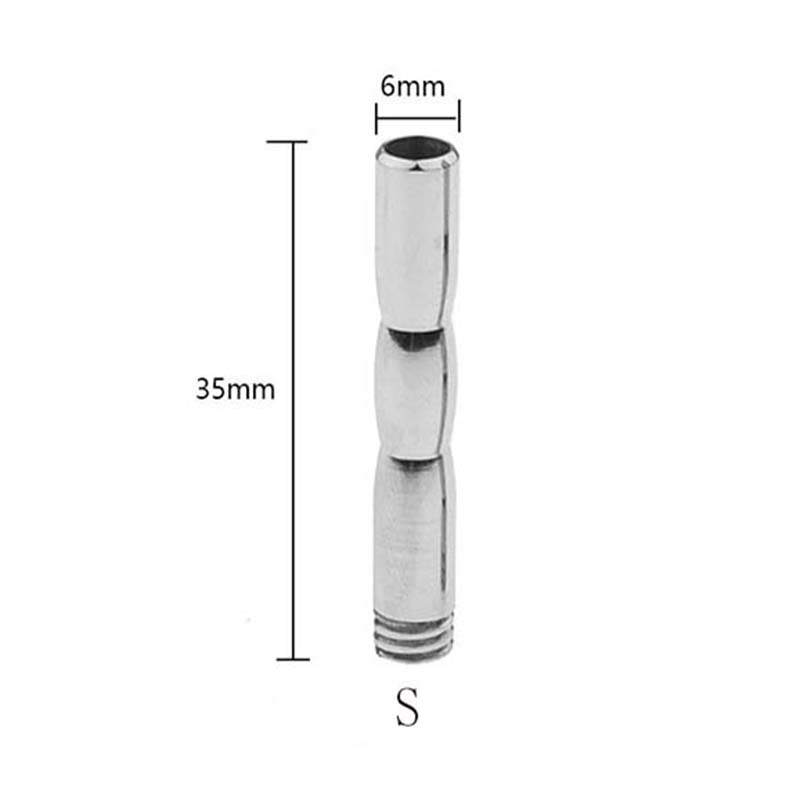 Keuschheitskäfig aus Metall mit Harnröhrenplug - UL203 – Produktansicht 4