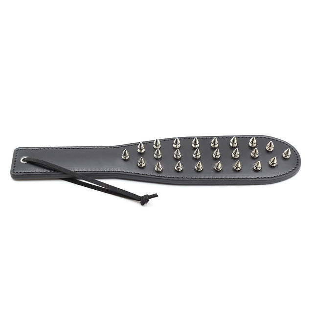 Schwarze Stachelnägel BDSM Paddel zum Spanken – Produktansicht 5