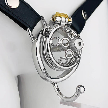 Neu Five-star Wheel Forging Keuschheitskäfig mit Gürtel
